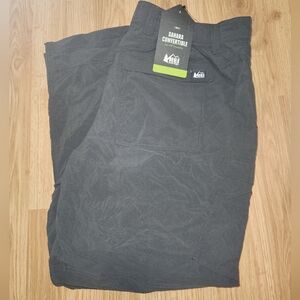 REI Men's Sahara Convertible Cargo Pants - Dark Gray